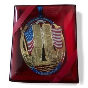 Camerlane Collection Twin Towers Lady Liberty #03840
 Let Freedom Ring Ornament